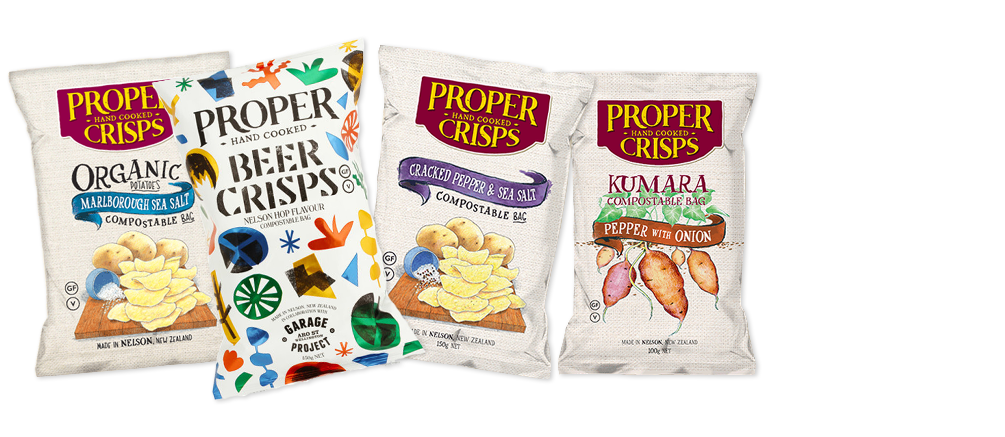 Proper Crisps Compostable Packaging